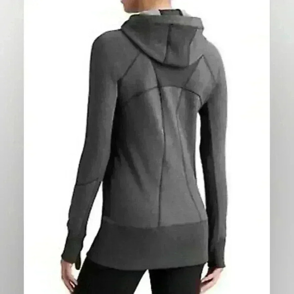 Athleta CYA Define Zip Up Hoodie Athletic Jacket Grey Size XXS Women’s - Picture 12 of 15